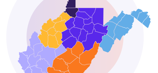 MIG map of WVFF regions